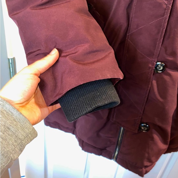 BEBE Winter Coat Large Removable Fur Collar Ski Jacket - Picture 5 of 11